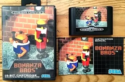 BONANZA Bros Sega Mega Drive