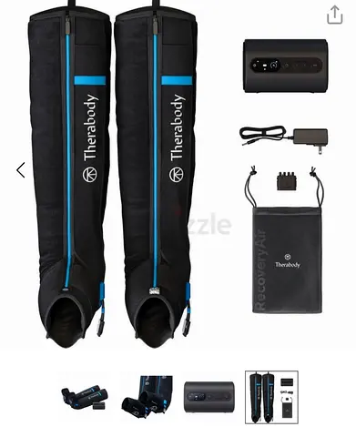 Therabody RecoveryAir Leg Compression Boots with Pump