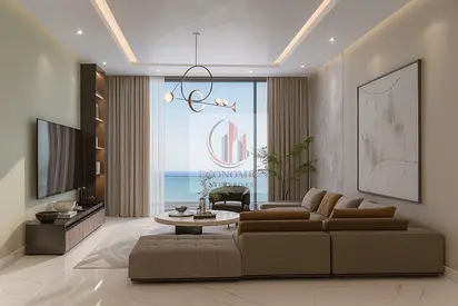 4غرف مفروشة مع غرفة خادمة سكن عائلي واسع بإطلالة بحر مباشرة | برج الفراديس الممزر