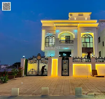 فيلا كلاسيك فاخرة في الزاهية – عجمان | موقع استثنائي ✨  📍 تقع الفيلا في موقع مميز جداً في منطقة الزاهية، على شارع حيوي مع سهولة الوصول لكافة الخدمات. 🚗 ارتداد أمامي واسع (حوالي 10 متر) يوفر مواقف سيار