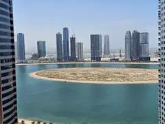 3BR master apartment, full sea view balcony, 2nd row Al Mamzar Corniche, free parking, gym &amp; poo