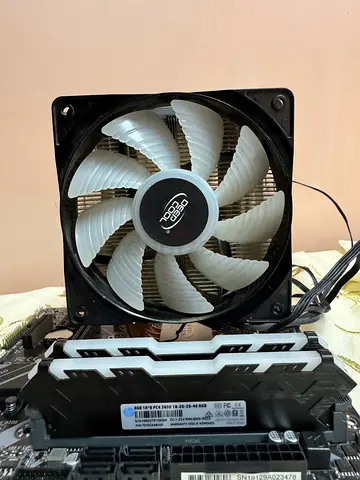DeepCool CPU Air Cooler with Fan — Used, Working