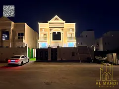 Classic Design Villa with (pool)|ajman|al Yasmeen area|5 master rooms, majlis, 2 halls, maid room, s