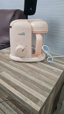 SuperMama 4-in-1 Baby Food Maker, Baby Food Processor Blender in Elegant Pink - Perfect for Babies