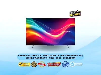 Philips 65 Inch TV | Roku OLED TV | 4K UHD Smart TV | 120Hz | Warranty | New | 2025 | 65OLED97