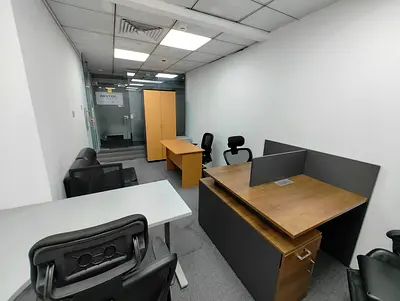 100 sft Fully Furnished Office Near City Center Metro Station Port Saeed for only AED 26,000