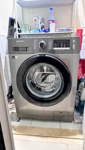 Samsung 8 Kg Front Load Washing Machine With Hygiene Steam, Eco Bubble, Drum Clean With Digital Inve