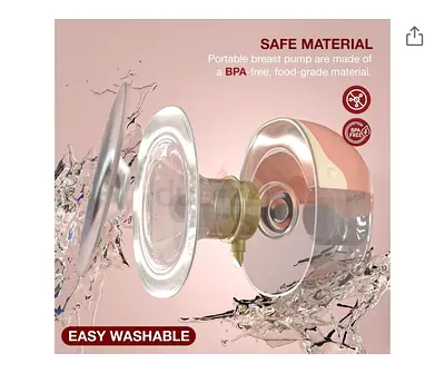 Brand new double wearable electric breast pump from Baybee
Never used – still in original packaging