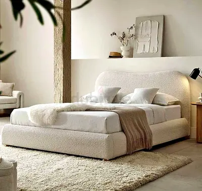 Luxury headboard stylish bedframe fully customisable, Hydraulic storage can be installed