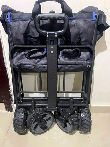 Foldable Heavy-Duty Utility Trolley with Storage Bag (Good Condition)new