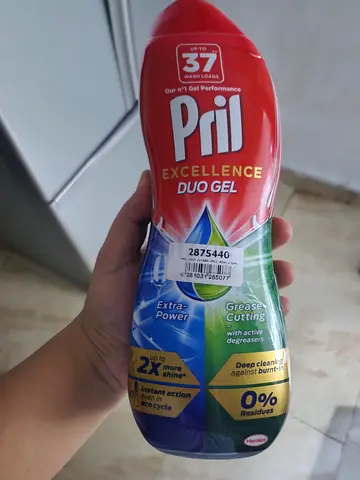 Pril Excellence Duo Gel dishwashing liquid