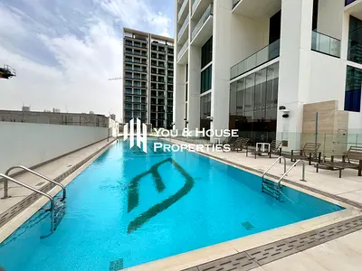 شقة بغرفة نوم واحدة | Binghatti House JVC | شرفة وإطلالة على وسط المدينة | دخول المسبح والنادي الرياضي