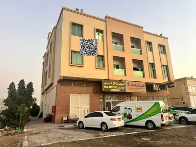 بناية للبيع بالجرف الصناعيه 2 * مساحة 6400 قدم مربع 80*80 * بناية: ارضي + 2 تجاري سكني: (4 محلات + 4 استديو +10 غرفتين وصالة،