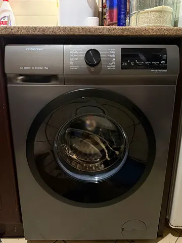 Hisense 7KG Front Load Washing Machine – Inverter  Steam