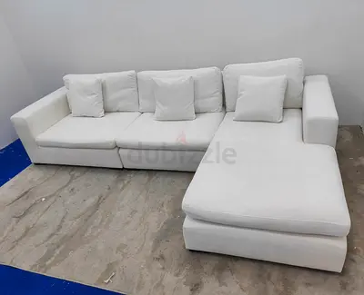 Marina Homes new condition four seater lshape sofa