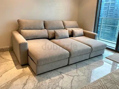 Ikea eskilstuna L shape sofa under storage