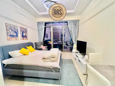 Fully furnished studio available just 55k in 4 cheqs