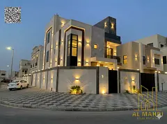For sale: Luxury villa, price includes registration fees, first occupancy, two floors and a roof, pr