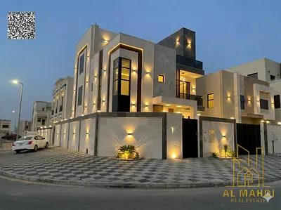 For sale: Luxury villa, price includes registration fees, first occupancy, two floors and a roof, prime location next to services.