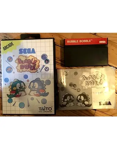Bubble Bobble Sega Master System Pal