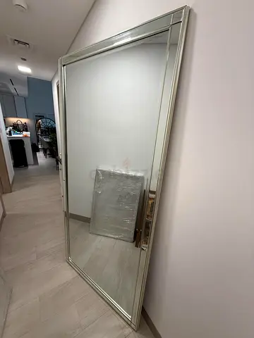 Full-Length Mirror with Elegant Frame