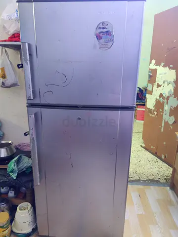 Used 2-Door Top-Freezer Refrigerator - Silver, Working