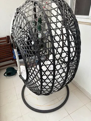 Hanging Egg swing chair with stand- outdoor swing
