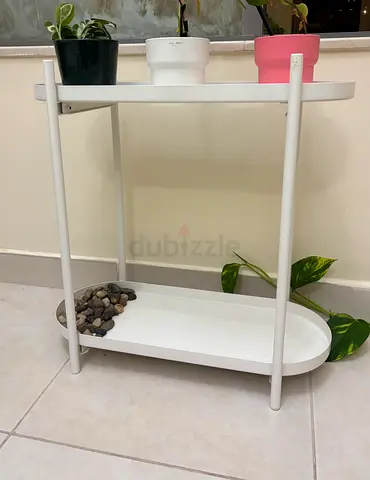 IKEA Small white table for plants