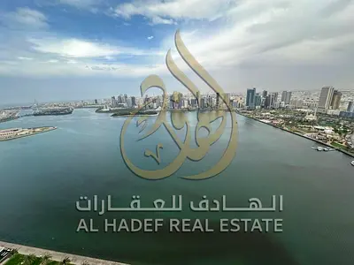 عرض مميز شقة 3 غرف نوم مع صالة | إطلالة بحرية مباشرة | 2 بلكونة | باركن مجاني