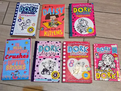 Kids book bundle: 8 middle-grade fiction books (Dork Diaries set + Daisy  Lottie Brooks)