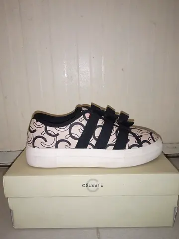 WOMENS SHOE, beige and black