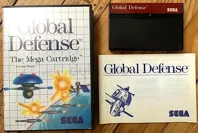 Sega Master System * Global Defense * Boxed with Instructions