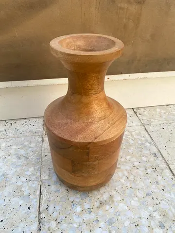 Vintage Wooden Vase