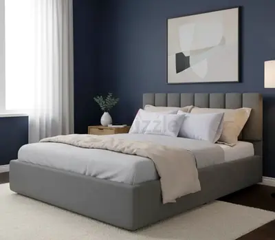 Grey Brand new Queen size bed with medical mattress Queen bed