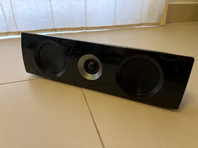 Center channel speaker - black home audio speaker