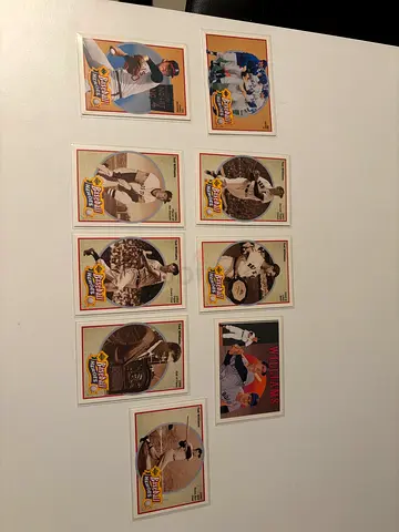 Set of 9 vintage Baseball Cards — Ted Williams and Nolan Ryan 1990-1991 upper deck
