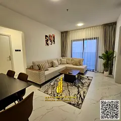 Luxurious furnished one-bedroom apartment for monthly rent ✨ Ajman Corniche 🌊 Includes bills an
