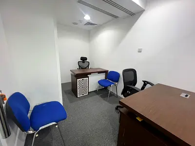 FURNISHED OFFICE | CHILLER & DEWA FREE | 19,000 YEARLY.