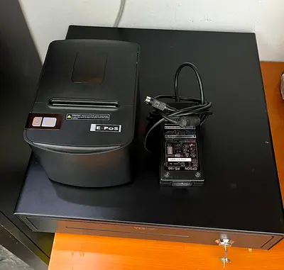Thermal Printer + Cash drawer AED 250