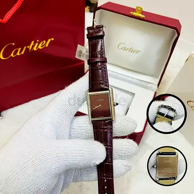 Cartier Classic Leather Strap Watch