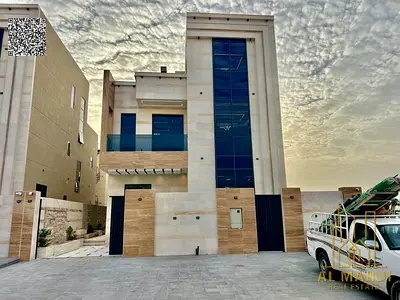 Villa on a main road| large front setback| ajman| al helio2|0 registration fees| negotiable price| freehold | 6 bedrooms, maid room, roof.