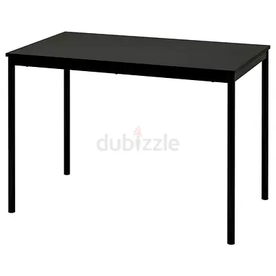 IKEA SANDSBERG Table, black, 110x67x75 cm