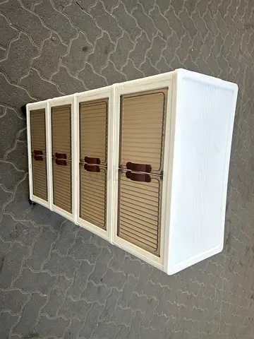 My white plastic 4-drawer storage cabinet - good condition