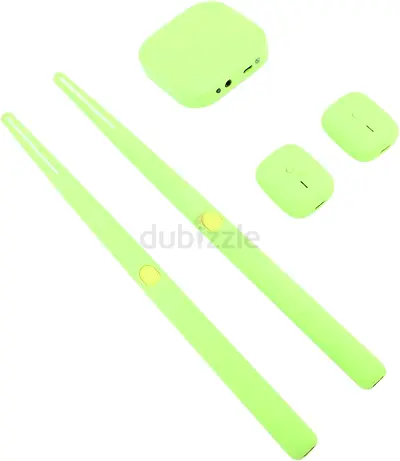 Electric Air Drum Set, RGB 3D Motion Sensing Virtual Drumsticks Set Air Drum Kit