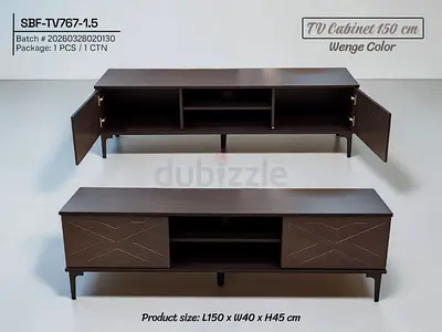 My Wenge 150cm TV Cabinet — Solid Entertainment Unit