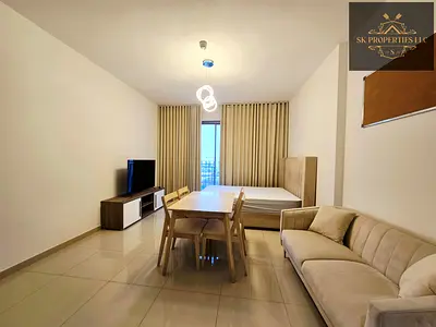 ✨ Fully Furnished Studio | Pool Facing View | Elegant Standing Balcony | Premium Amenities | Uptown Al Zahia ✨