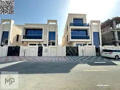 Villa with (swimming pool, elevator) for sale|Ajman|Al Zahia area|7 main rooms, sitting room, hall,