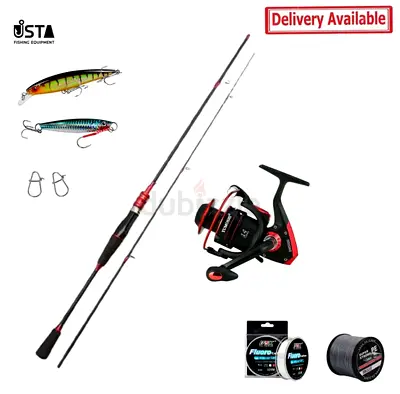 Beginners spinning set 2.4m rod