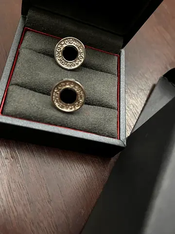 Authentic Carrera Cufflinks Pure silver 925  men tommy hilfiger balmain tumi berluti gold 18k 21k mk