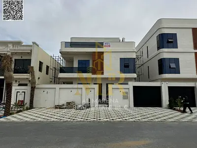 A villa with all electricity, water and air conditioning fees included, on the main street, ready to move in, in the most prestigious areas of Ajman.